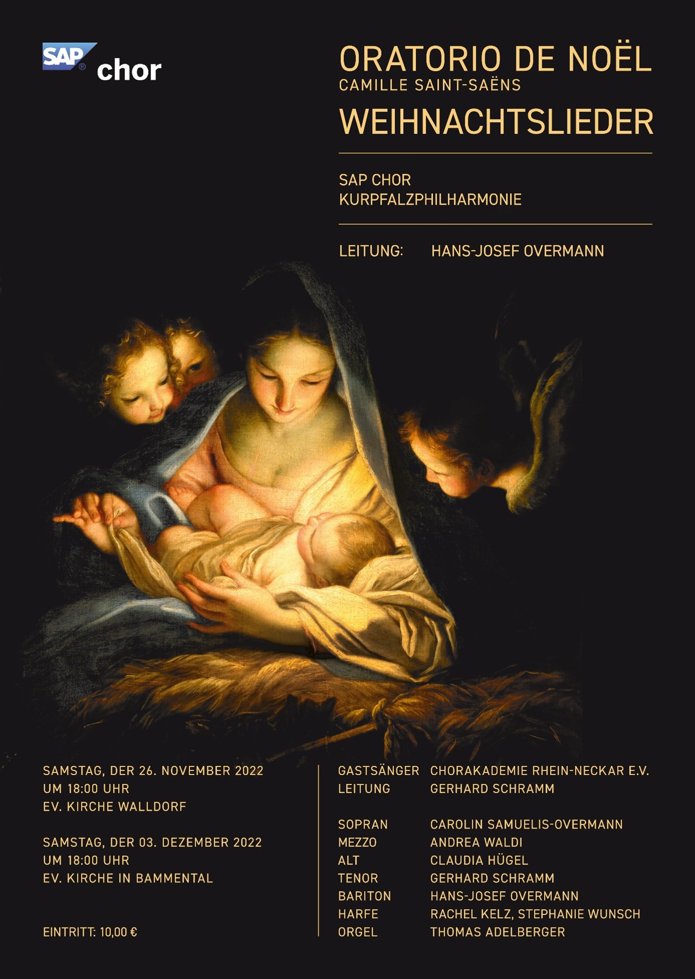 Plakatmotiv "Oratorio de Noël"