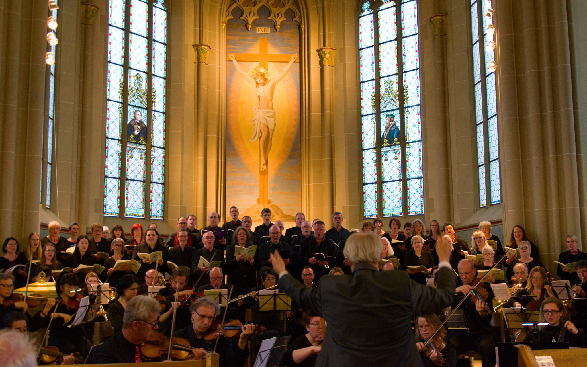 SAP Chor, Chorakademie Rhein-Neckar und Kurpfalzphilharmonie Heidelberg am 07. Mai 2023 in der evangelischen Stadtkirche Walldorf (J. Haydn "Die Schöpfung")