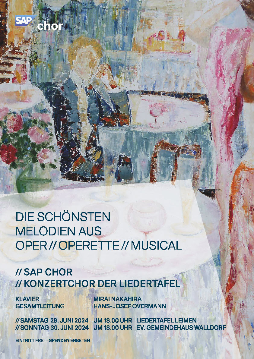 Plakatmotiv "Schönste Melodien aus Oper/Operette/Musical"