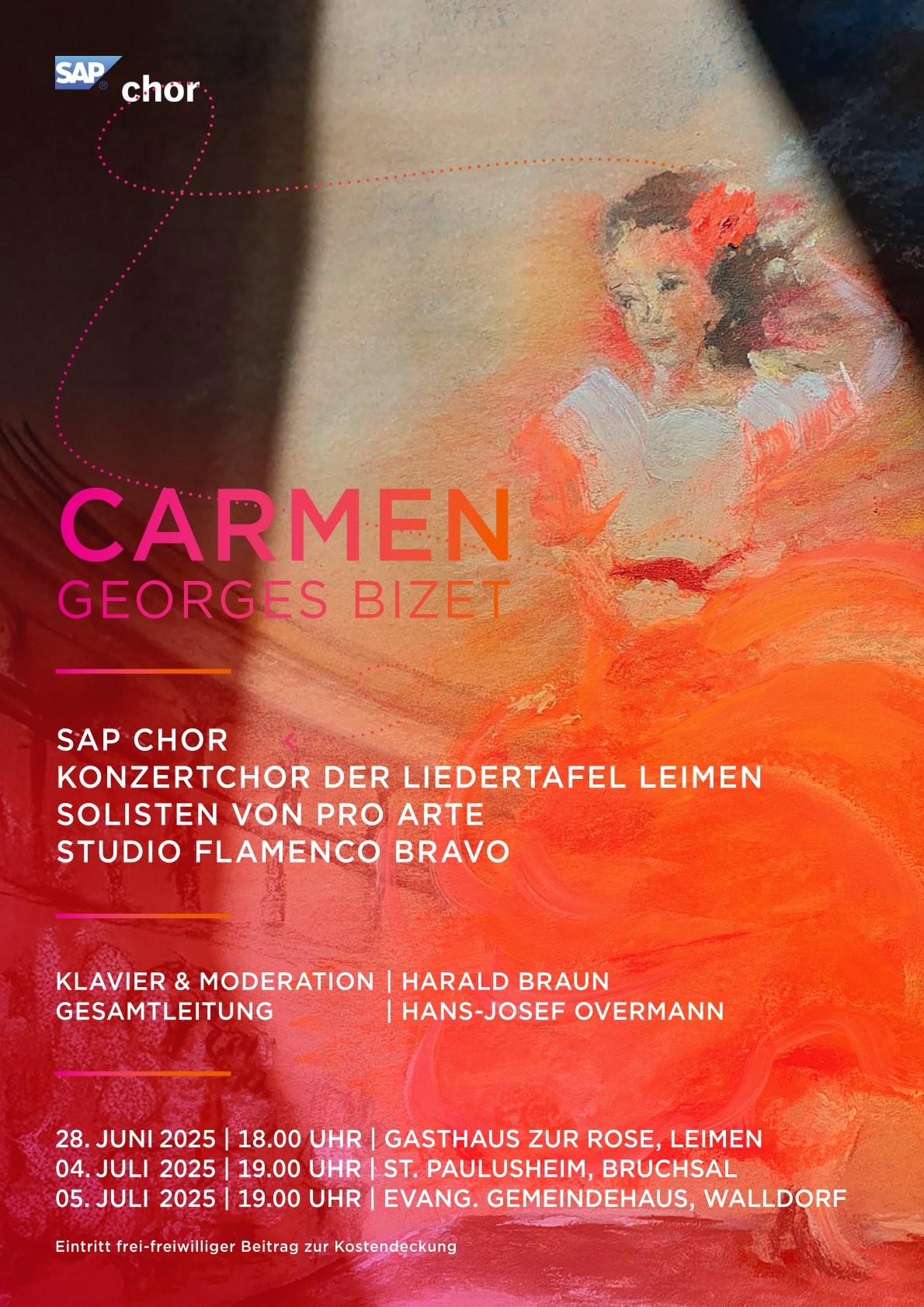 Plakatmotiv G. Bizet "Carmen"